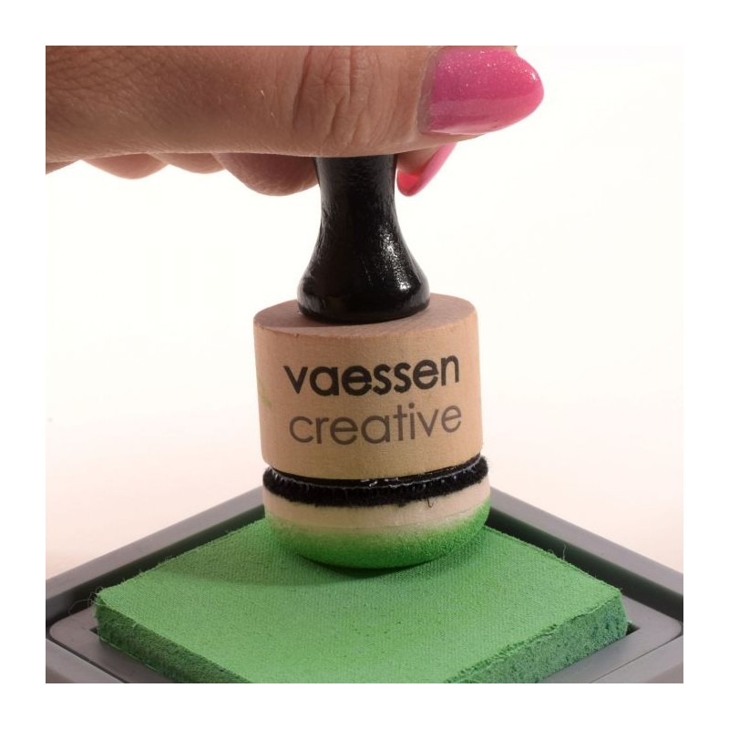 Recharge Mousse Applicateur Encre Vaessen Creative - Noir, 10 Unités