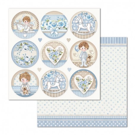 Papier 30x30 Rounds 1f - Little Boy - Stamperia