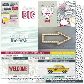 Papier 30x30 Welcome 1f - Correspondances 6 - Les ateliers de Karine