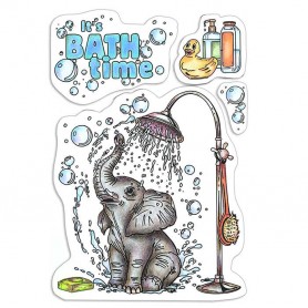 Tampons It's Bath Time 4pc – My First Year - Ciao Bella Stamps