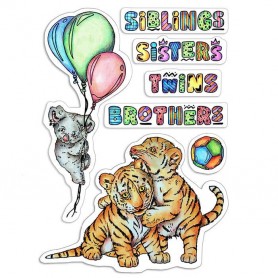 Tampons Siblings 7pc – My First Year - Ciao Bella Stamps