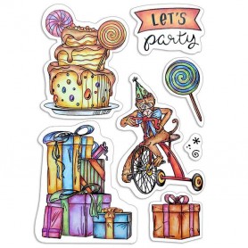 Tampons Let's Party 7pc – My First Year - Ciao Bella Stamps