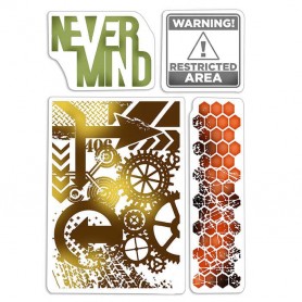 Tampons Never Mind 4pc – Bad Girls - Ciao Bella Stamps