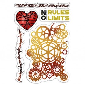 Tampons No Rules No limits 5pc – Bad Girls - Ciao Bella Stamps