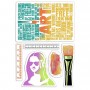 Tampons Art Rulers 6pc – Bad Girls - Ciao Bella Stamps