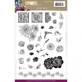 Tampons Romantic Roses - Precious Marieke Clearstamps