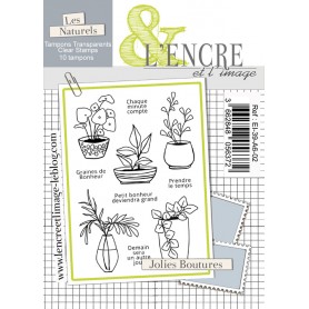 Tampons Jolies Boutures - Les Naturels - L'encre et l'image