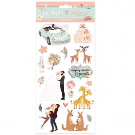 Chipboards Wedding Subjects 18pc - Stamperia
