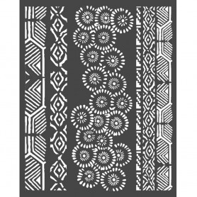 Pochoir Tribals 20x25cm - Stamperia Thick Stencil Amazonia
