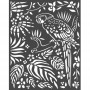 Pochoir Parrot 20x25cm - Stamperia Thick Stencil Amazonia