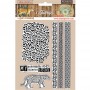 Rubber Stamps Tribals 6pc - Amazonia - Stamperia
