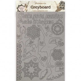 Greyboard A4 Dancer - Passion - Stamperia
