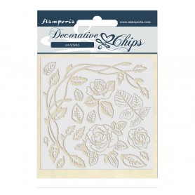 Decorative Chips Roses - Passion - Stamperia