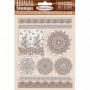 Rubber Stamps Lace 9pc - Passion - Stamperia