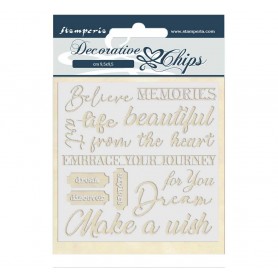 Decorative Chips Quotes - Atelier des Arts - Stamperia