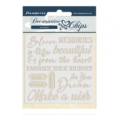 Decorative Chips Quotes - Atelier des Arts - Stamperia
