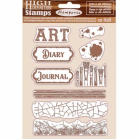 Rubber Stamps Art 9pc - Atelier des Arts - Stamperia