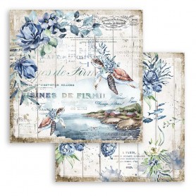 Papier 30x30 Turtle 1f - Romantic Sea Dream - Stamperia