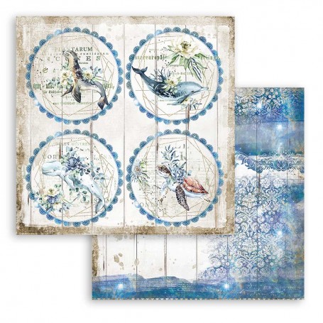 Papier 30x30 Rounds 1f - Romantic Sea Dream - Stamperia