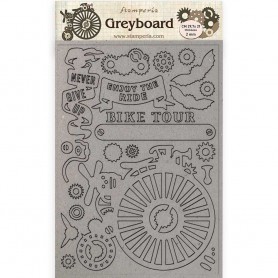 Greyboard A4 Bicycle - Voyages Fantastiques - Stamperia