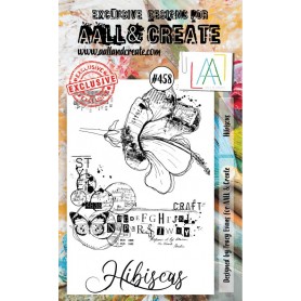 Tampons 458 Hibiscus - AALL and Create Clear stamps
