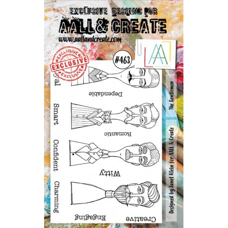 Tampons 463 The Gentlemen - AALL and Create Clear stamps