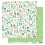 Set de papier 30x30 Jours heureux 6f et 1 planche d'étiquettes - Béatrice Garni illustration