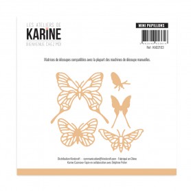 Dies Mini Papillons 5pc - Bienvenue chez moi - Les Ateliers de Karine