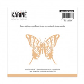 Die Grand Papillon 1pc - Bienvenue chez moi - Les Ateliers de Karine
