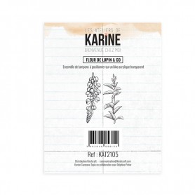 Tampons Fleur de Lupin and Co - Bienvenue chez moi - Les ateliers de Karine
