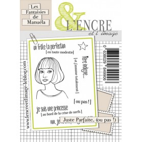 Tampons Juste Parfaite... 8pc - Les Fantaisies de Manuéla - L'encre et l'image