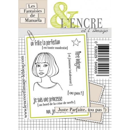 Tampons Juste Parfaite... 8pc - Les Fantaisies de Manuéla - L'encre et l'image