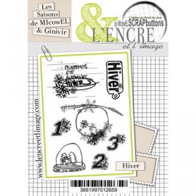 Tampons Hiver by MIcowEL 7pc - L'encre et l'image