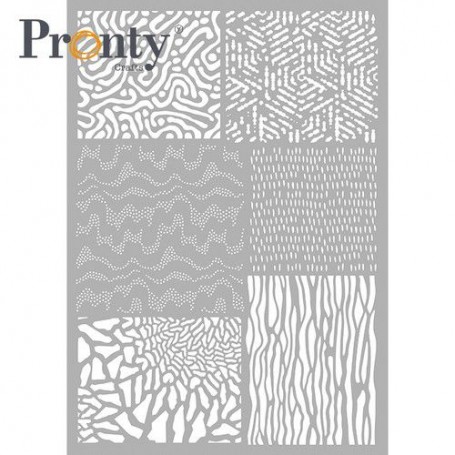 Pochoir Background 5 A4 - Pronty Crafts Stencil