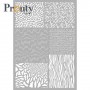 Pochoir Background 5 A4 - Pronty Crafts Stencil