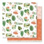 Set de papier 30x30 Greenhouse 6 feuilles et 1 planche d'étiquettes - Papernova Design