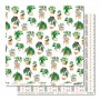Set de papier 30x30 Greenhouse 6 feuilles et 1 planche d'étiquettes - Papernova Design