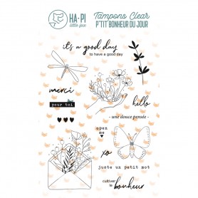 Tampons Un petit mot - P'tit bonheur du jour - HA PI Little Fox