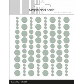 Enamel Dots Sage - Simple and Basic