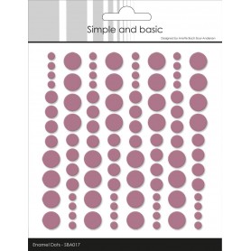 Enamel Dots Eggplant - Simple and Basic