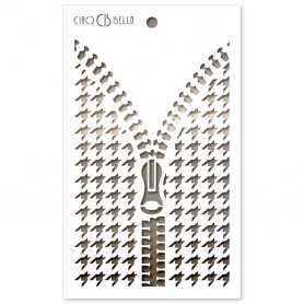 Pochoir Texture Open Zip – Ciao Bella Stencil Bad Girls