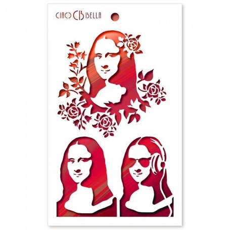 Pochoir Texture Monnalisa – Ciao Bella Stencil Bad Girls