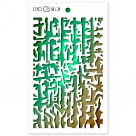 Pochoir Texture Abstract Lines – Ciao Bella Stencil Bad Girls