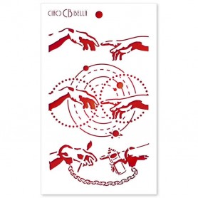 Pochoir Texture Uncuff the Art – Ciao Bella Stencil Bad Girls