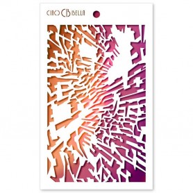 Pochoir Texture Irregular – Ciao Bella Stencil Bad Girls