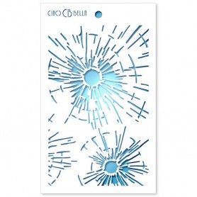 Pochoir Texture Bulletproof – Ciao Bella Stencil Bad Girls