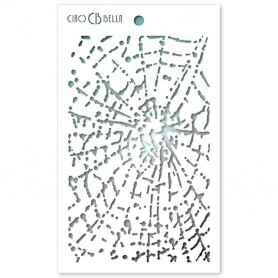 Pochoir Texture Spider Net – Ciao Bella Stencil Bad Girls