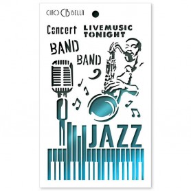 Pochoir Texture Jazz – Ciao Bella Stencil Bad Girls