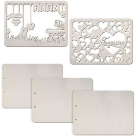 Set de 5 pages Baby Treasure 22x16 cm – Ciao Bella Album Binding Art