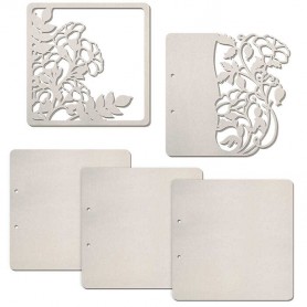 Set de 5 pages Violets 22x22 cm – Ciao Bella Album Binding Art